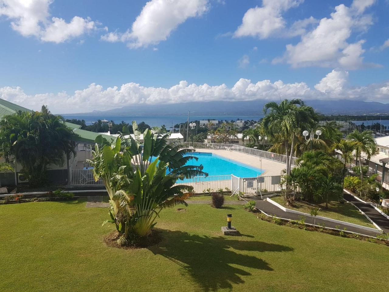 Ferienwohnung Superbe Studio En Duplex, Vue Sur Mer Et Piscine Le Gosier  Exterior foto